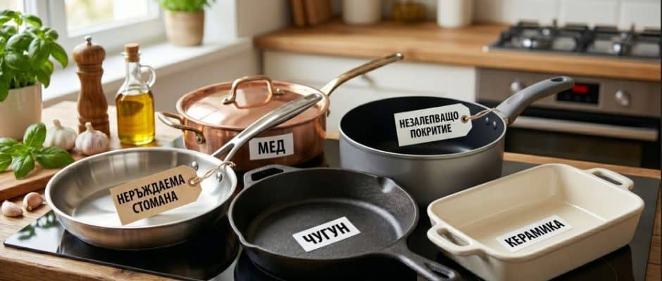 Безопасни готварски съдове: Кой материал да изберем?