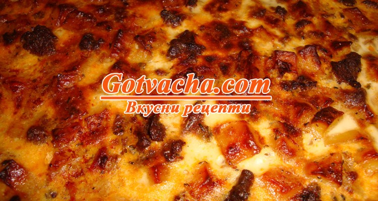 Мусака с тиквички и кайма