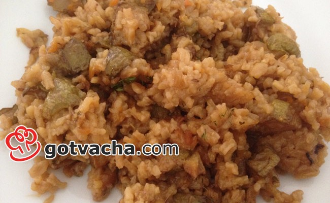 Тиквички с ориз на фурна
