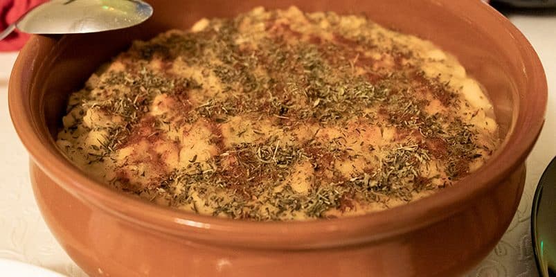 Много вкусен постен боб за Бъдни вечер, сготвен на тиган